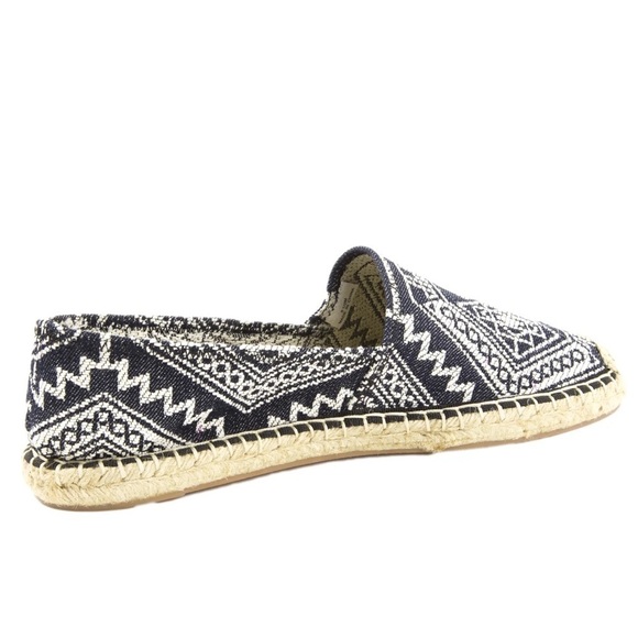 REBECCA MINKOFF Gavin Aztec Blue Denim Espadrilles Size 8 - Picture 1 of 13